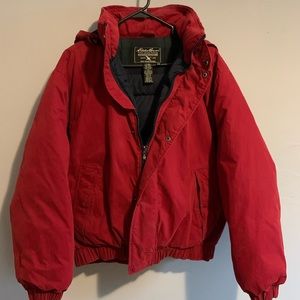 Eddie Bauer Bomber style Down-filled Jacket